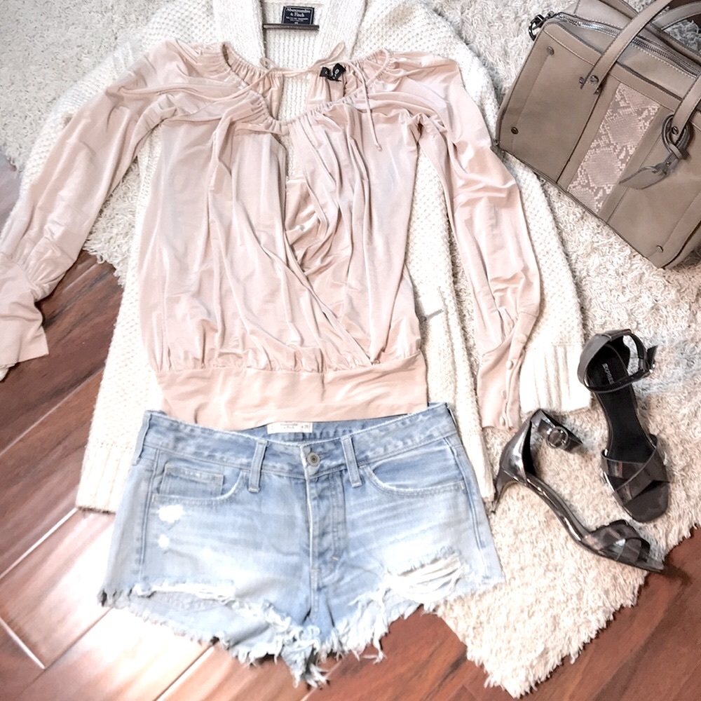 Beautiful Almond Vintage Bebe Top